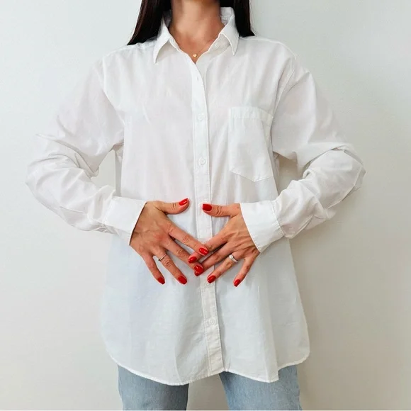 New Outerknown button down shirt oversized boho - Picture 2 of 13